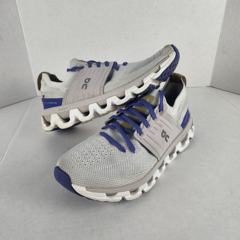 On Cloud swift Running Shoes Glacier White Blue Womens 8 3WD10451946